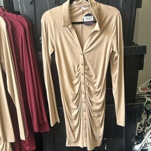 New ribbed long sleeve dress
